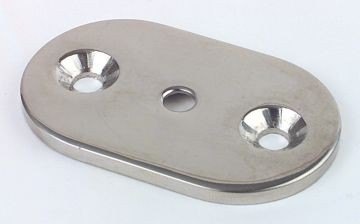 C.Quip Polished Stainless Steel Grab Rail Adaptor Plate