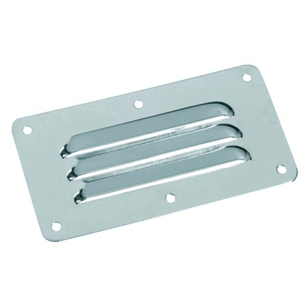 C.Quip Stainless Steel Louvered Vent 128x66mm