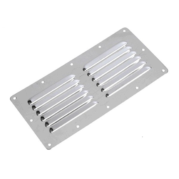 C.Quip Stainless Steel Louvered Vent 232x118mm