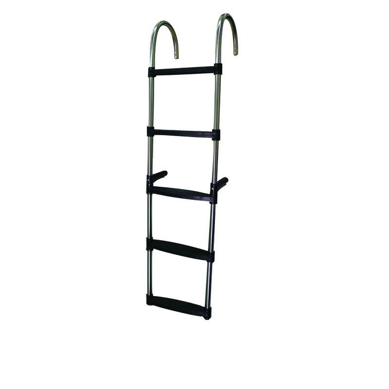Lalizas 5 Step Stainless Steel Hook Over Ladder