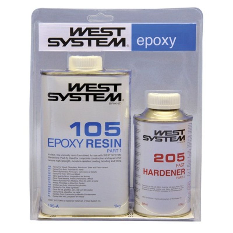 West System West System A Pack Epoxy Resin + Hardener 1.2KG