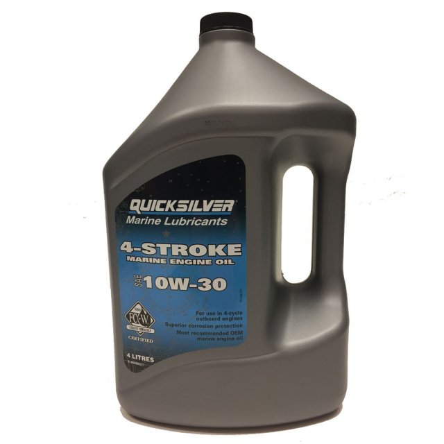 Quicksilver Quicksilver SAE 10W-30 4 Stroke Outboard Engine Oil - 4Ltr