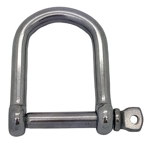 AP Lifting 5 mm Stainless Steel Wide Jaw Shackle