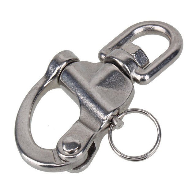 Talamex 87 mm Stainless Steel Swivel Snap Shackle