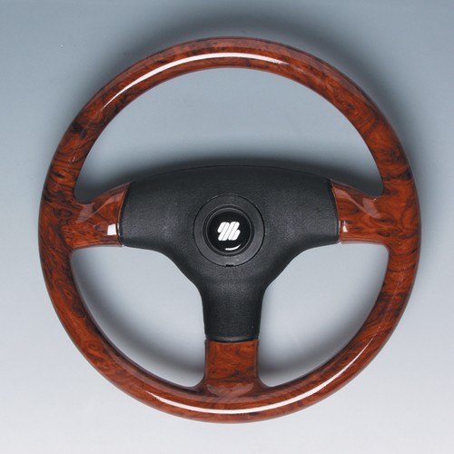 Ultraflex Ultraflex V61-1 Antigua Steering Wheel Briar/Black