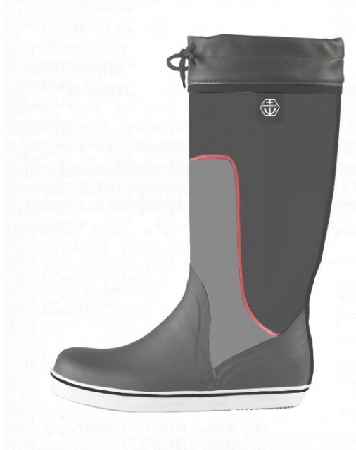 Maindeck Clothing Maindeck Tall Grey Rubber Sailing Boots