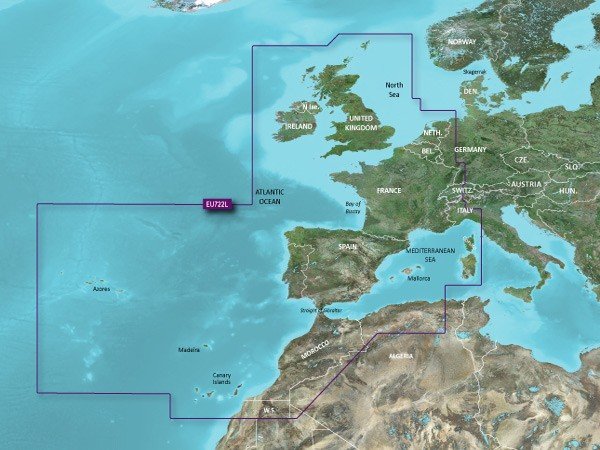 Garmin Garmin BlueChart G3 Vision VEU722L - Europe Atlantic Coast