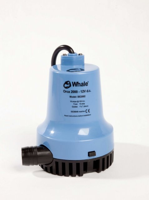 Whale Whale Orca High Capacity Bilge Pump 12V 2000GPH