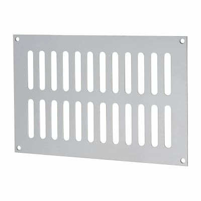 ECS Plain Slotted Ventilator 220 x 150 mm Polished Chrome