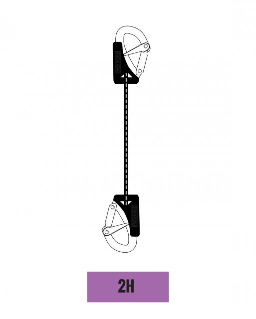 Seago Seago Lifejacket Safety Line - 2 Hook