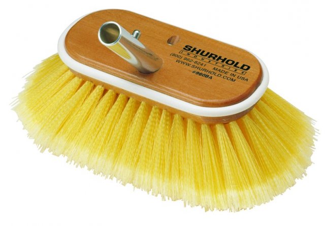 Shurhold Shurhold 6” Regular Brush – 960 – Soft Flagged Yellow, Polystyrene