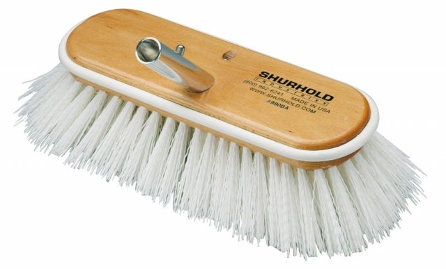 Shurhold Shurhold 10” Regular Brush – 990 – Stiff White, Polypropylene