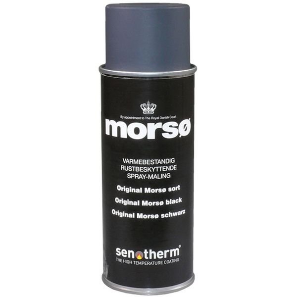 Aquafax Morso High Temperature Stove Spray Paint Grey - 400ml