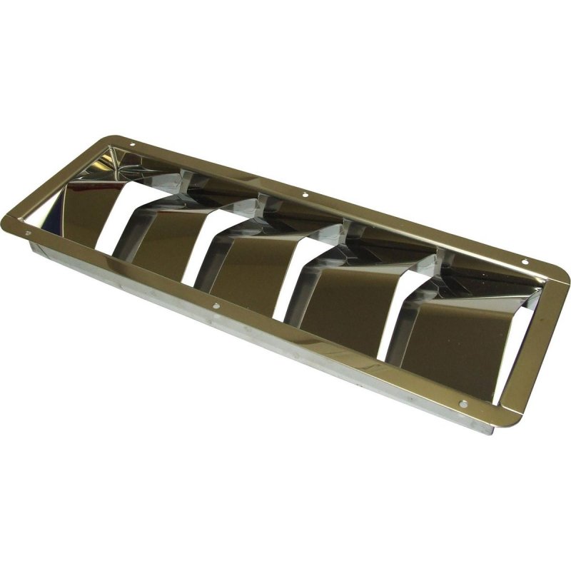 C.Quip Stainless Steel 5 Slot Wide Slotted Louvre Vent