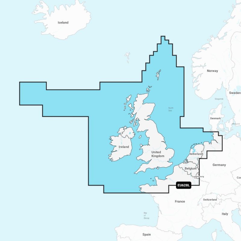 Garmin Garmin Navionics+ & Vision+ UK, Ireland & Holland EU628L