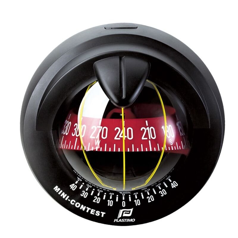 Plastimo Mini-Contest Compass-Black (Red conical card)