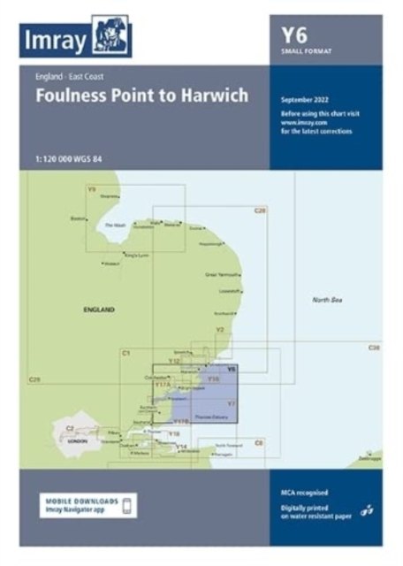 Imray Imray Y6 Foulness Point to Harwich