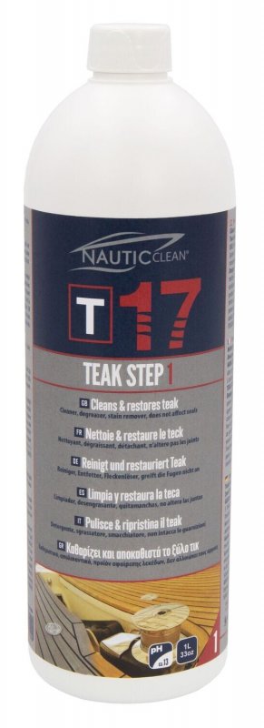 Nauticclean Nauticclean T17 Teak Cleaner and Restorer step 1