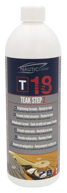 Nauticclean Nauticclean T18 Teak Brightening Formula - step 2