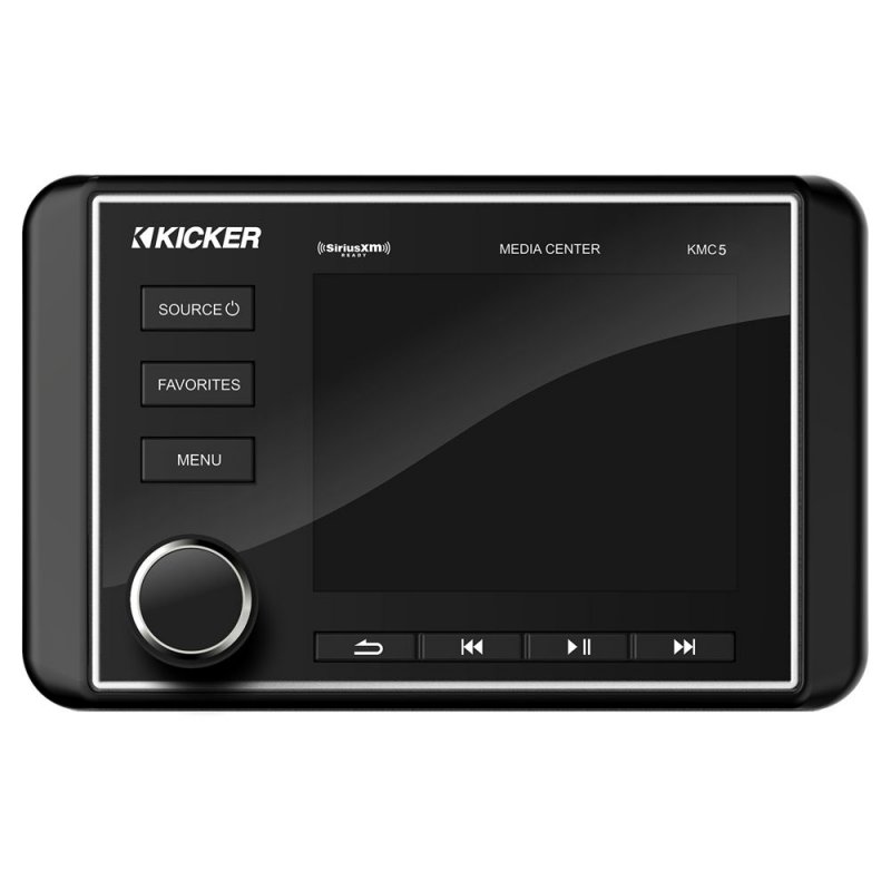 Kicker Marine Kicker Marine Source Unit - KMC5 6 Channel, Dual Zone, NMEA Compatibility + AV Input