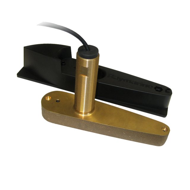 Raymarine Raymarine CPT-120 Bronze Through Hull Chirp Transducer with High Speed Fairing, Depth & Temp, Direct