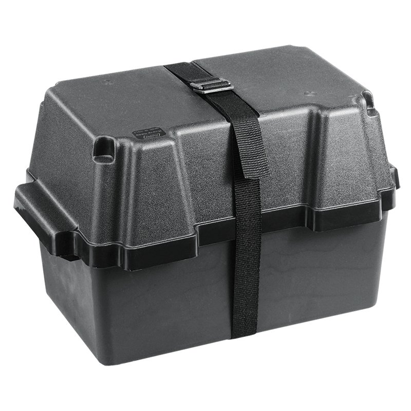 Nuova Rade Marine Battery Box Black upto 100A/h 431x257x256mm