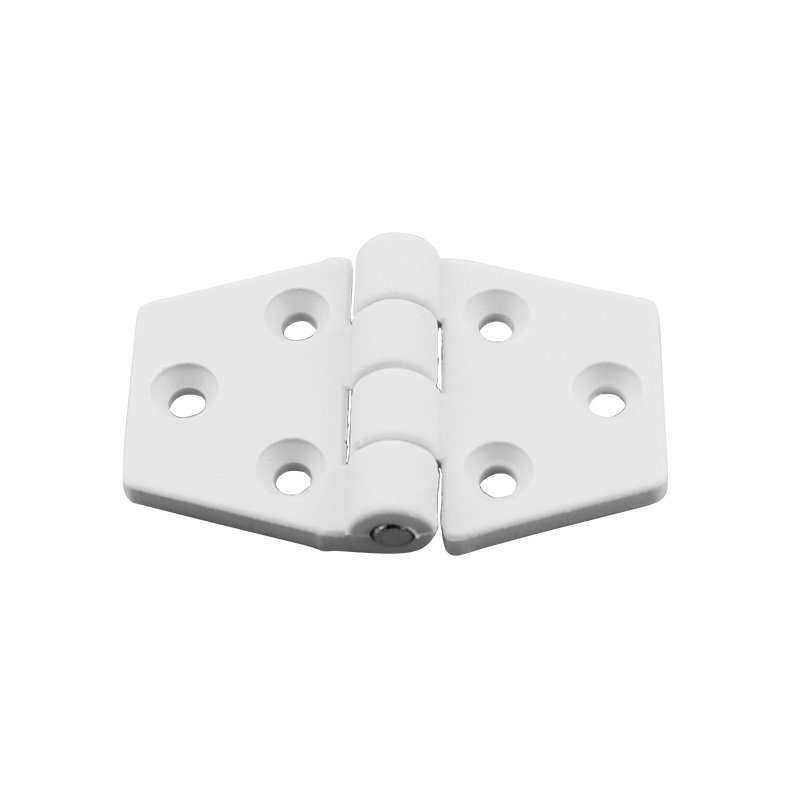 Nuova Rade Polyamide Plastic Hinge Hexagonal 95x60x4.5mm White