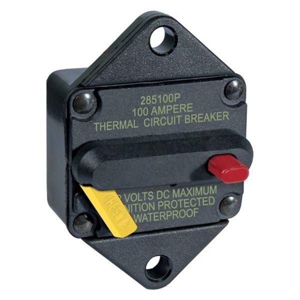 Blue Sea Blue Sea 285 Panel Mount Circuit Breaker 100A