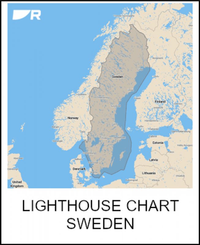 Raymarine Raymarine LightHouse Charts Preloaded SWEDEN
