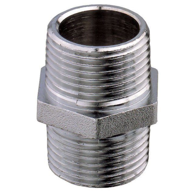 Guidi Guidi Chrome Plated Nipple M-M 3/8 in