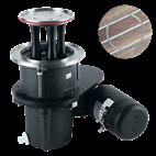 Harken Harken CLR Electric Teak&Custom Top Mooring Winch Horizontal 24 Volt  w/Dual Function Control Box In