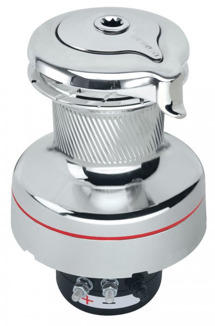 Harken Harken 90 1-Speed Electric (Vertical) 12V White Unipower Radial Winch (1-Speed Manual)
