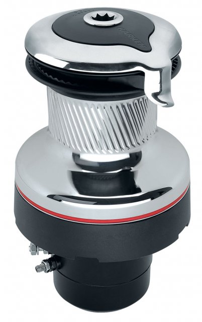 Harken Harken UniPower 500 Radial Winch Chrome 24 Volt w/Dual Function Control Box Included