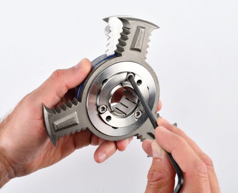 HydroAxe  HydroAxe FIXED 3 BLADE ROPE CUTTER (SLIDE ON TYPE)