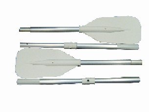 IBS Alu Oars Including Hole Jointed Grey (Pair)