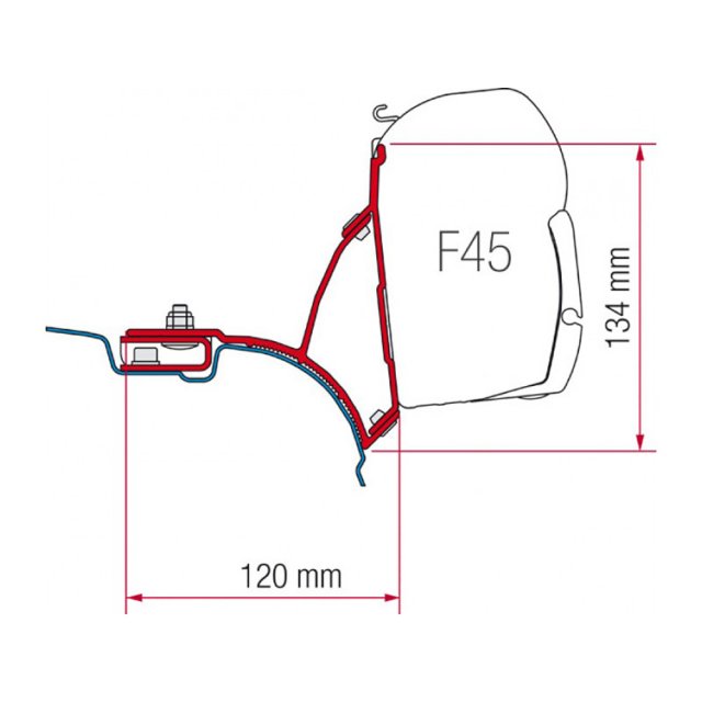 Fiamma Fiamma Kit for VW T5 Transporter MV (98655-647)