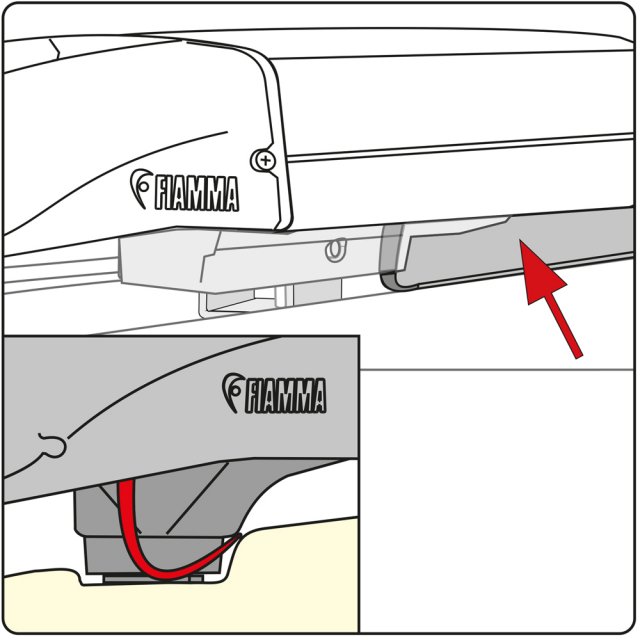 Fiamma Fiamma Kit for Rain Guard Ford Custom SWB UK (98655Z047)