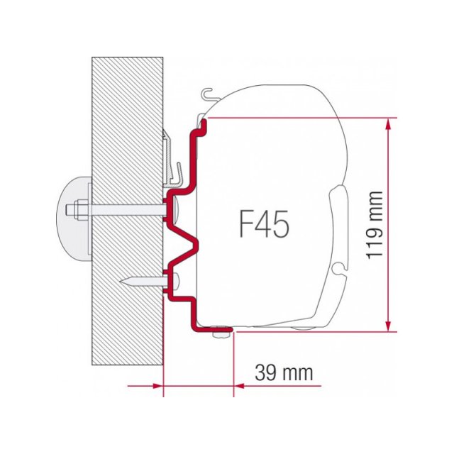 Fiamma Fiamma Adapter Rapido 90DF-10-400 (98655-917)