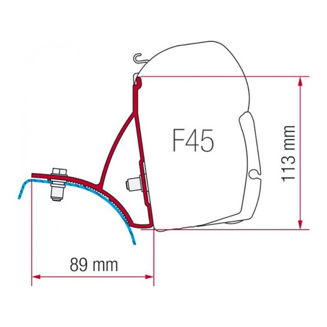Fiamma Fiamma Kit for Trafic/Vivaro (98655-854)