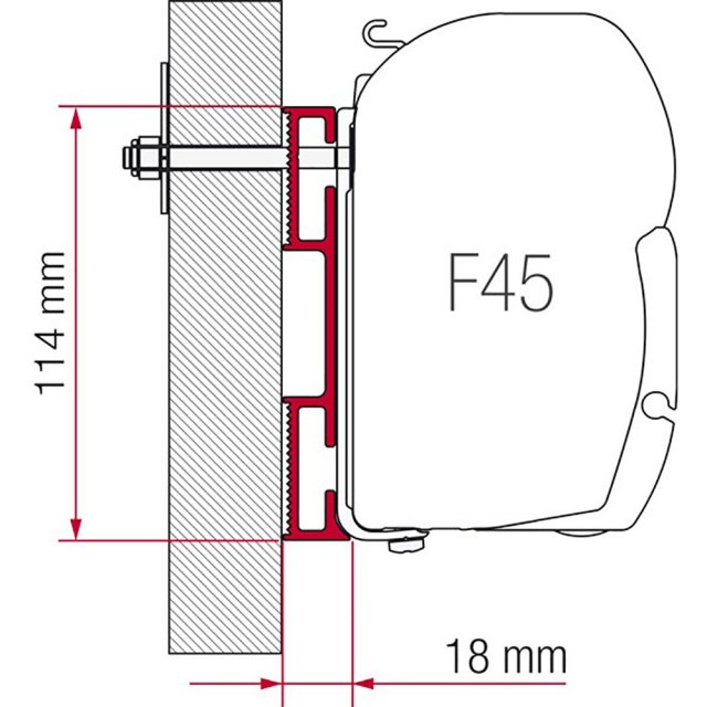 Fiamma Fiamma Adapter D 8cm (98655-021)