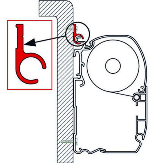 Fiamma Fiamma Rail R for F35/F45/Zip 3m (02361-01A)