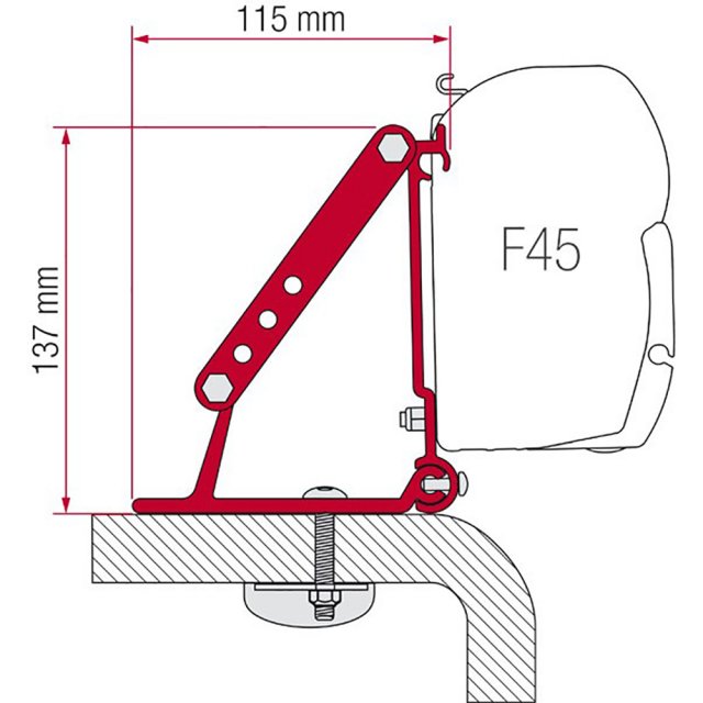 Fiamma Fiamma Kit for Roof Adapter (98655-316)