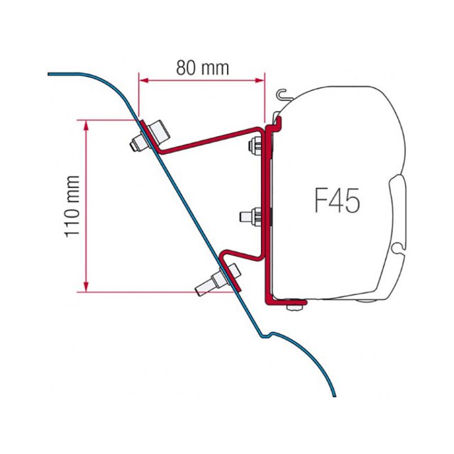 Fiamma Fiamma Kit for Sprinter H3 Westfalia (98655-591)