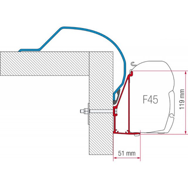 Fiamma Fiamma Adapter Arca 4.0m (98655-852)