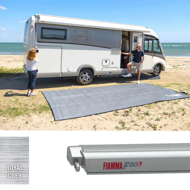 Fiamma Fiamma F80L 450 Awning Titanium - Royal Grey (07842G03R)