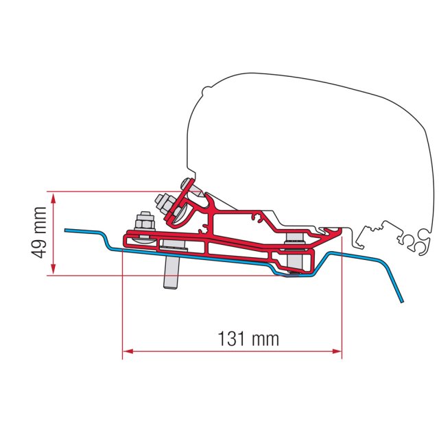 Fiamma Fiamma Adapter for Ford Transit H3 (Left Hand Drive Vans Only)