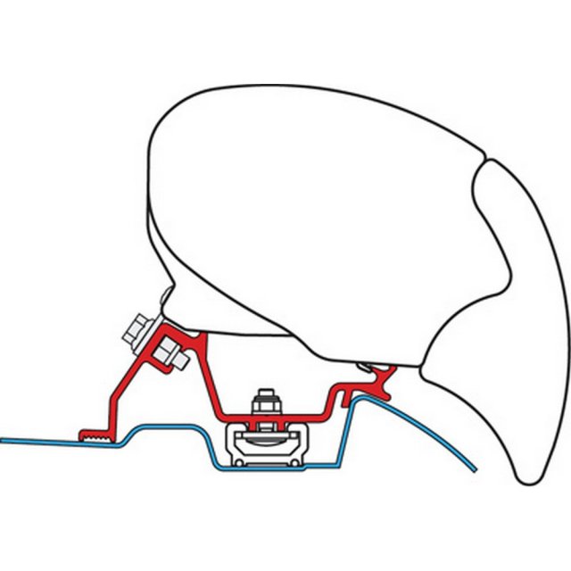 Fiamma Fiamma Kit for Sprinter Roof Rail (98655-772)
