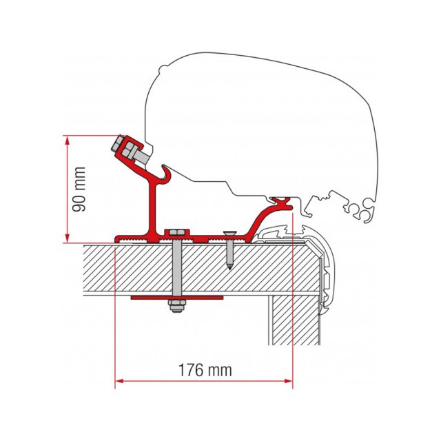 Fiamma Fiamma Adapter Carthago Malibu 490 (98655Z086)