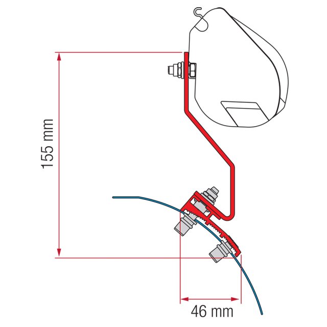 Fiamma Fiamma Kit for VW Caddy Maxi Lift Roof (98655Z109)