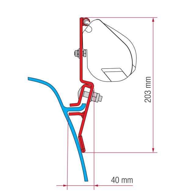 Fiamma Fiamma Kit for VW T3 Lift Roof (98655Z115)